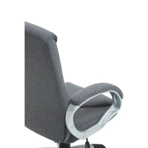 Grey Home Office Chair with Grey Arms