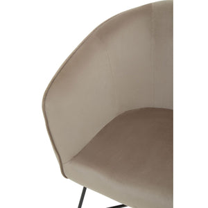 Stockholm Pink Velvet Chair