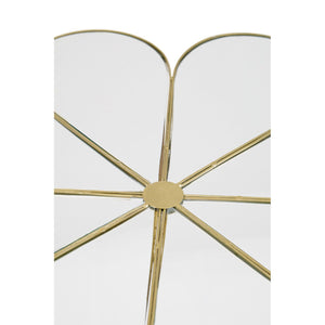 Rabia Petal Coffee Table With Mirrored Top
