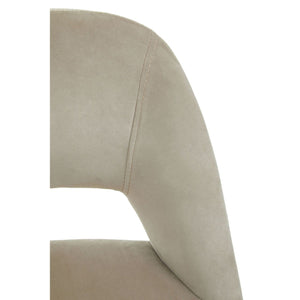 Warren Mink, Black Velvet Bar Chair