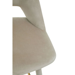 Warren Mink, Black Velvet Bar Chair