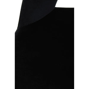 Warren Mink, Black Velvet Bar Chair