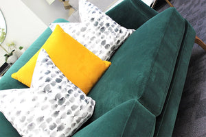 Gustav 2-Seater Sofa - Forest Green
