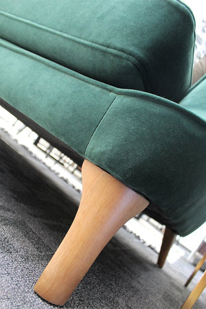 Gustav 2-Seater Sofa - Forest Green