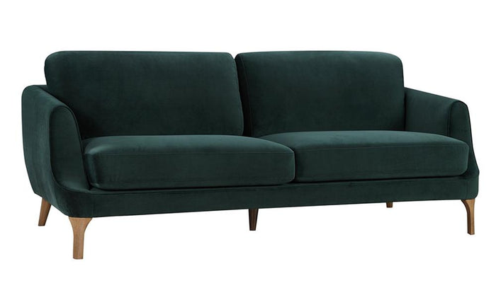 Gustav 3-Seater Sofa - Forest Green